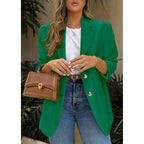 Prettygarden 2026 Blazers For Women Business Casual Long Sleeve Lapel Open Front Suit Jacket Work Blazer With Pockets