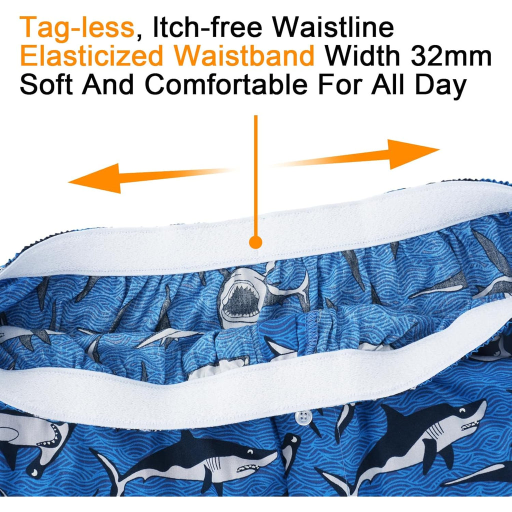 Moacc M Boxers For Men - Men'S 100% Cotton Boxer Briefs Underwear Premium Quality Shorts
