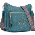Medium Crossbody Bags For Women Trendy, Women'S Butterfly Shoulder Handbags With Tassel