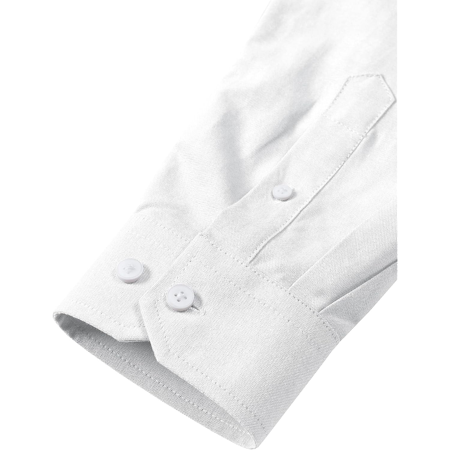 Lucmatton Men'S Lightweight Oxford Long Sleeve Button Down Shirt Business Casual Slim Fit Dress Shirts With Pocket