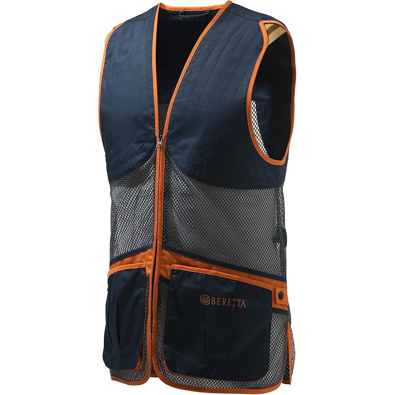 Beretta Unisex Full Mesh Shooting Vest - Breathable Lightweight Competition Vest With Cartridge Pockets & Comfortable Fit