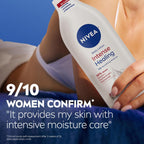 Nivea Intense Healing Body Lotion For Very Dry, Itchy Skin With Glycerin, Provitamin B5 And Niacinamide, 72-Hour Body Moisturizer, 16.9 Fl Oz Pump Bottle