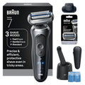 Braun Electric Razor for Men Series 7, Electric Shaver, Extra Head, Precision Trimmer, 4-in-1 Clean & Charge Center, Case, S7 7187ps
