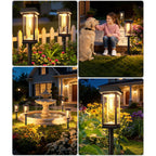 Solar Pathway Lights Outdoor, 8 Pack Upgraded Solar Garden Lights Solar Powered, Solar Lights Outdoor Waterproof Ip65, 15 Hours Outdoor Solar Lights For Yard Patio Landscape Walkway Driveway Decor