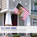 Custom Pink American Flag 3X5 Ft Outdoor, Personalize Print Your Own Text/Photo/Logo, Customized Flags For Outside, Design Your Image For Funny Tapestry Poster Banners