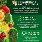Debbie Meyer Greenbags, 20-Pack (8M, 8L, 4Xl), Reusable Food Storage Bags | Foodfresh Technology, Helps Keep Fruits And Vegetables Fresh Longer, Bpa-Free, Kitchen & Fridge Use, Made In The Usa