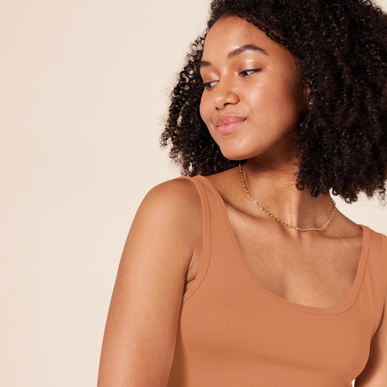 Amazon Essentials Women'S Slim-Fit Ribbed Scoop Neck Tank Tops, Pack Of 2