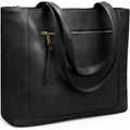 Befen Genuine Leather Tote Bag For Women, Large Work Tote Bag With Zipper Leather Purse And Handbags With 15.6" Compartment