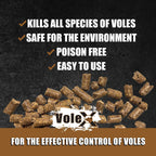 Volex - Effective Against All Species Of Voles. Safe For Use Around People, Pets, Livestock, And Wildlife