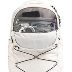 The North Face Women'S Borealis Commuter Laptop Backpack - Everyday Travel Bag, Laptop Sleeve, Reflective Details, Gardenia White/Tnf Black-Npf, One Size