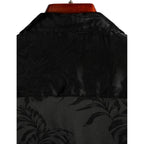 Vatpave Mens Summer Jacquard Regular Fit Shirts Casual Button Down Short Sleeve Beach Tops With Pocket