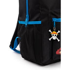 One Piece Luffy Boys Backpack | Black Rucksack With Adjustable Straps | Practical & Organised Luggage Sports School Bag | Anime Game Series Movie Merchandise Gifts For Kids & Teens