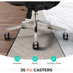 Ergonomic Mesh Office Chair, Adjustable Lumbar High Back Desk Chair 400Lbs, 4D Flip-Up Arms, 3-Level Tilt Backrest, 3D Headrest, Pu Wheels, Swivel Rolling Computer Seating For Long Desk Work