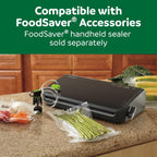FoodSaver Vacuum Sealer Machine, Automatic Bag Detection, Sous Vide Friendly, with sealer bags, roll, handheld vacuum sealer, black