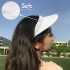 2 Pack Visor Women Men Sun Hat Clip On Visors Adjustable Sport Wide Brim Cap