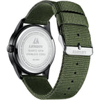 Ln Lenqin Mens Watches Unisex Military Sport Nylon Strap Stylish Luminous Fashion Analog Quartz Watch For Men Waterproof Army Tactical Casual Wristwatch