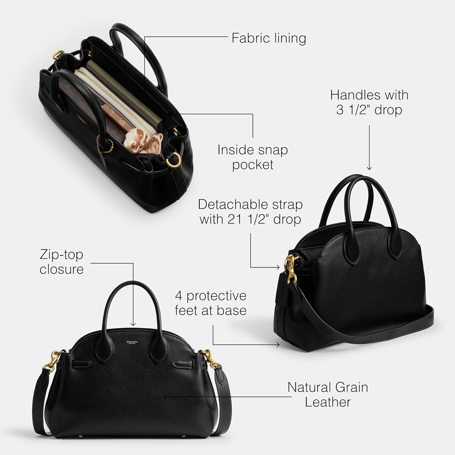 Coach Soft Empire Carryall 28