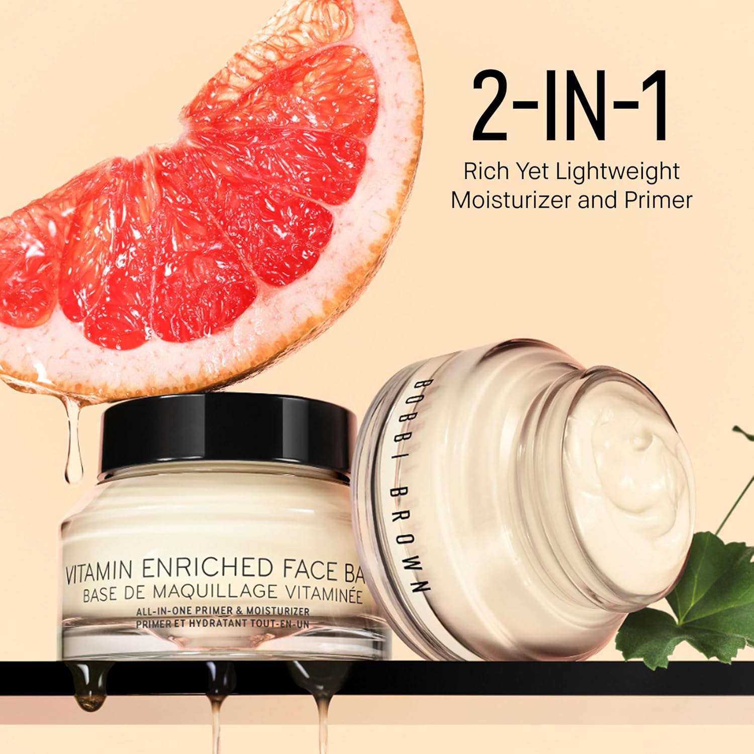 Bobbi Brown Vitamin Enriched Face Base | 2-in-1 Moisturizer & Hydrating Primer | With Shea Butter, Hyaluronic Acid, & Vitamins