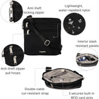 Baggallini Securtex Anti-Theft Large Crossbody