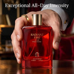 Radiant Fire For Men Inspired By Vers. Eros Flame, Spicy Cologne, 3.4 Oz | Notes Of Lemon, Mandarin, Pepper, Rosemary, Vanilla, Tonka. Warm Spicy Scent For Evening Wear. Long Lasting Edp. 100Ml
