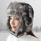 Unisex Winter Trapper Hat Cold Proof Keep Warm Hat with Ear Flaps for Hunting Skiing Trooper Winter Outdoor Activities