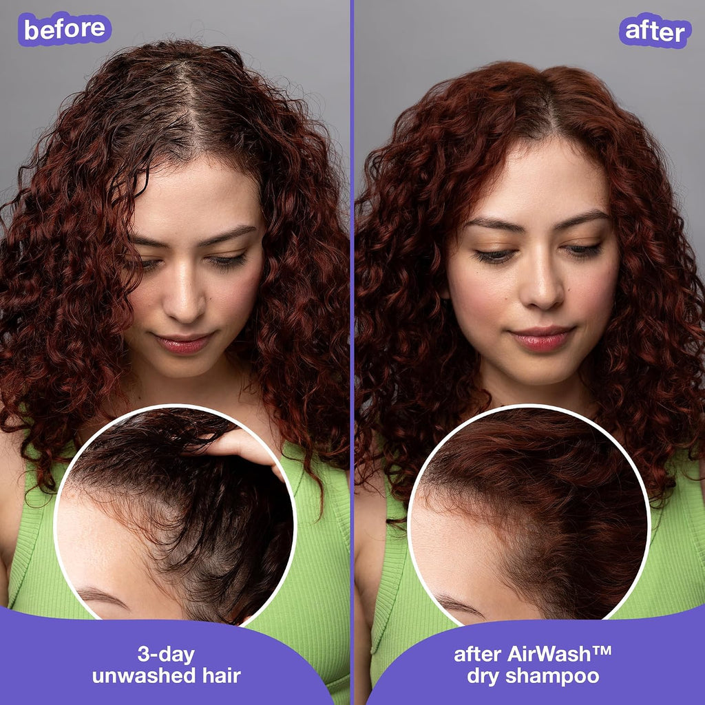 K18 Airwash™ Dry Shampoo, Non-Aerosol, Balances Scalp & Controls Excess Oil Production