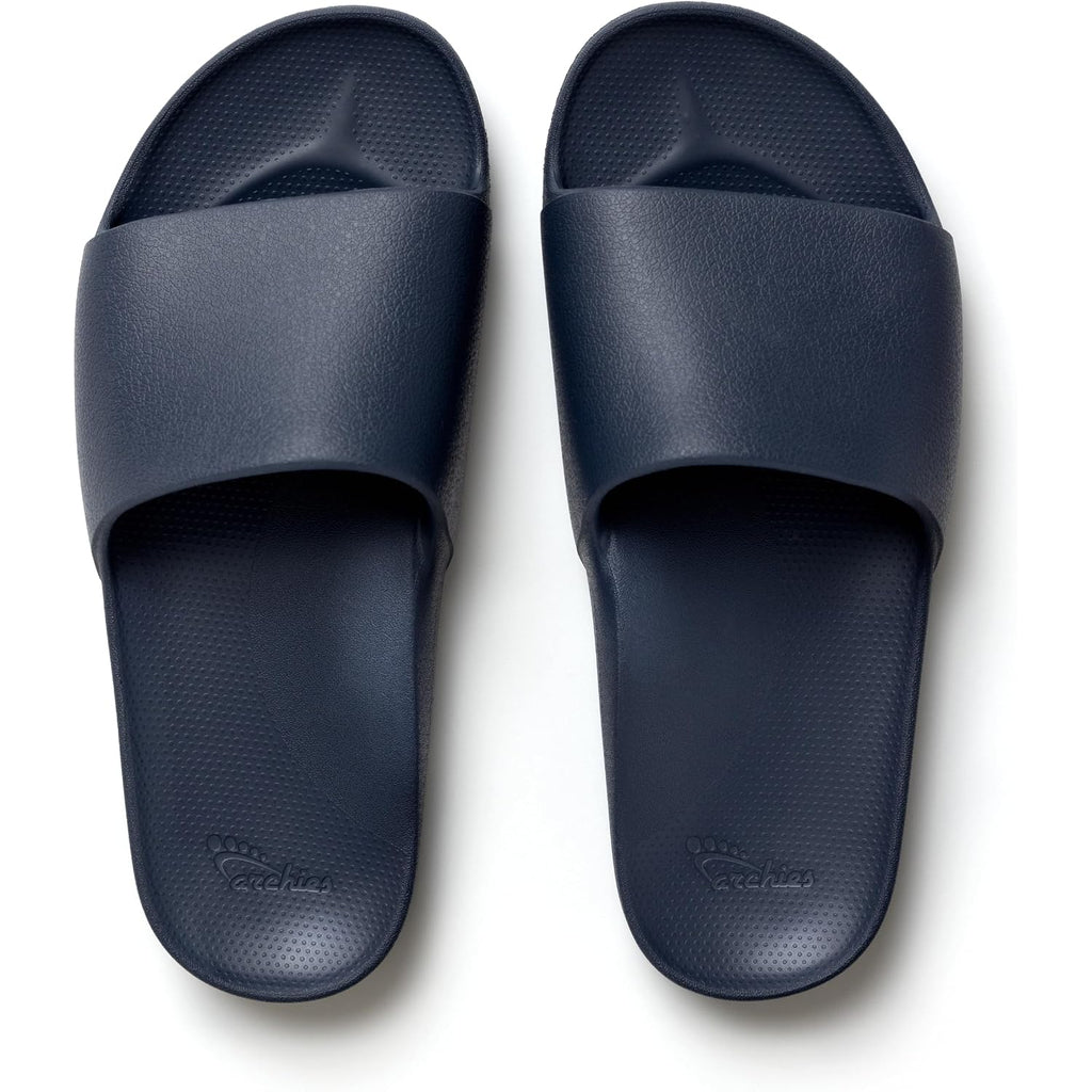 Archies Arch Support Slides – Orthotic Recovery Sandals For Plantar Fasciitis Relief, Foot Pain & Heel Pain – Lightweight, Cushioned, Shock-Absorbing Slides For Walking, Standing, And All-Day Comfort