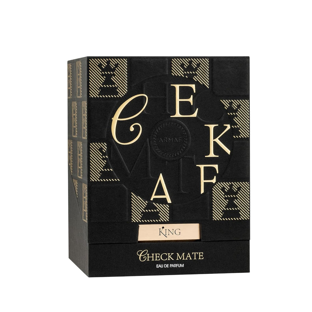 Armaf Checkmate King for Men Eau de Parfum Spray, 3.4 Ounce