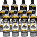 Hot Shot Wasp And Hornet Killer 17.5 Ounces, Bonus Size, Up To 27-Foot Jet Spray, 12 Pack, Black