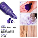 Redken Blondage Purple Shampoo For Blonde, Bleached Or Highlighted Hair - Neutralizes Brassy Tones With Salicylic Acid, Color Depositing
