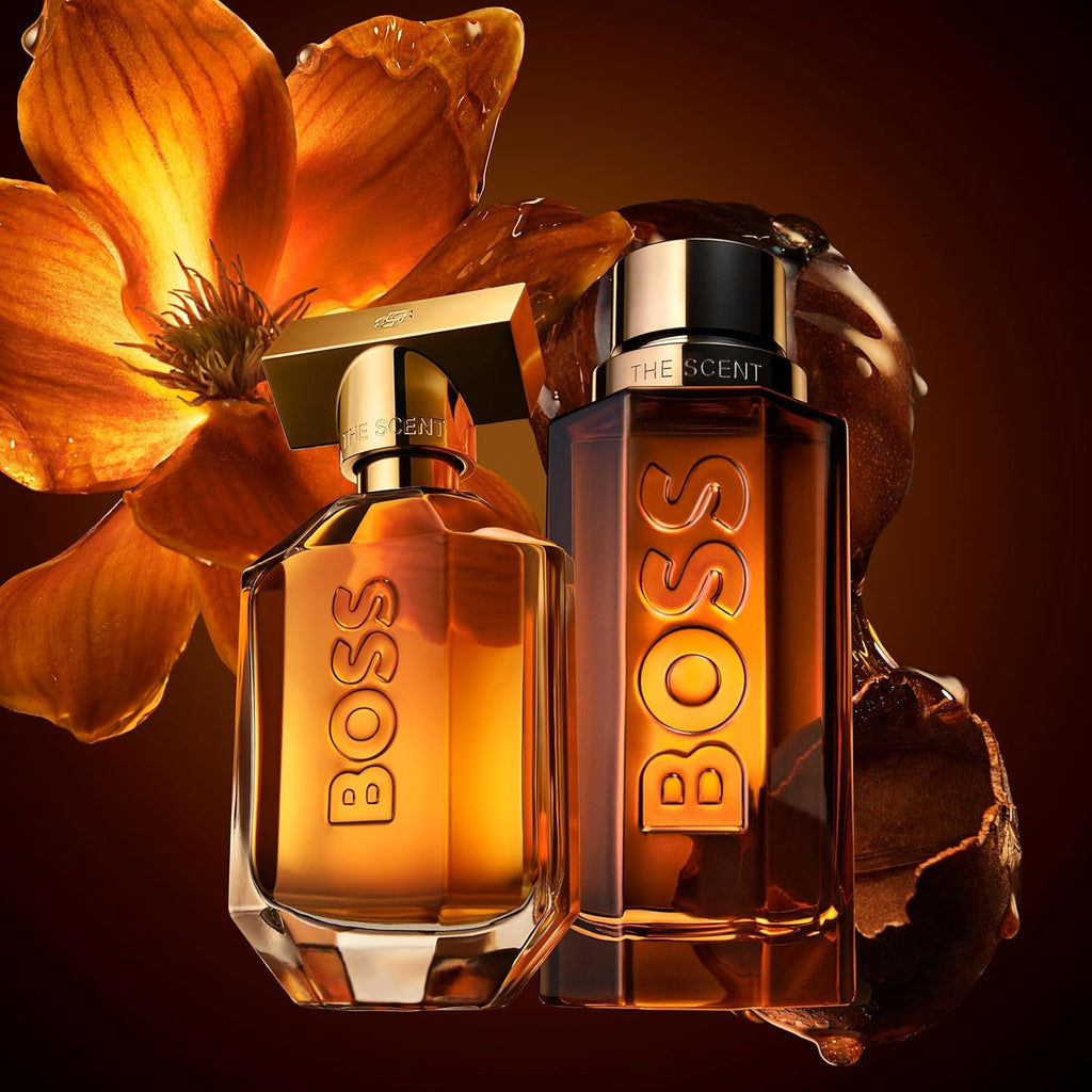 BOSS The Scent Eau de Parfum Intense – Ambery Cologne for Men – With an Amber Accord & Maninka Fruit – Long-Lasting Fragrance