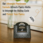 Dr. Killigan'S 6-Pack Pantry Moth Traps With Pheromones Prime - Premium Patented Double Strength Sticky Indian Meal Moth Traps For Kitchen And Pantry