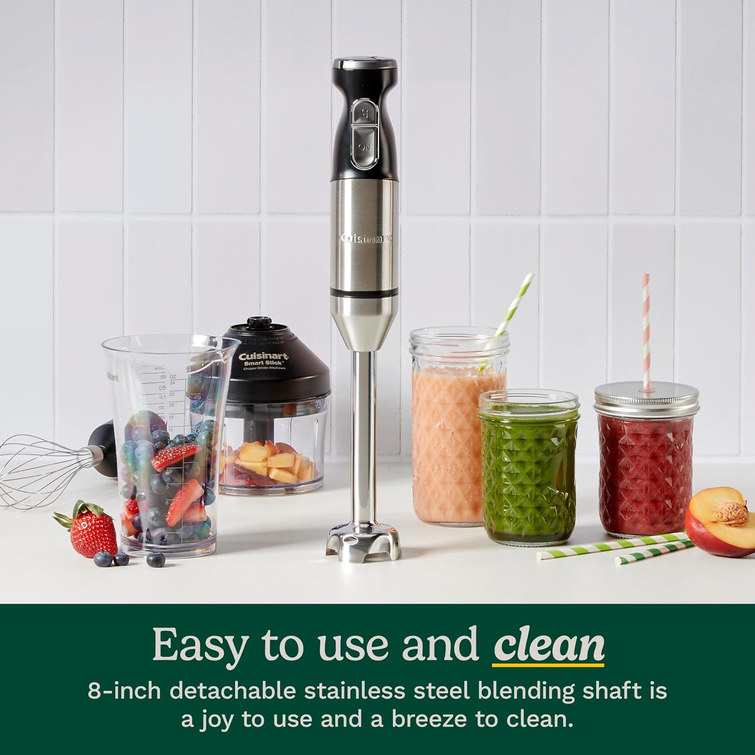 Cuisinart Csb-179 Smart Stick Variable Speed Hand Blender, Stainless Steel