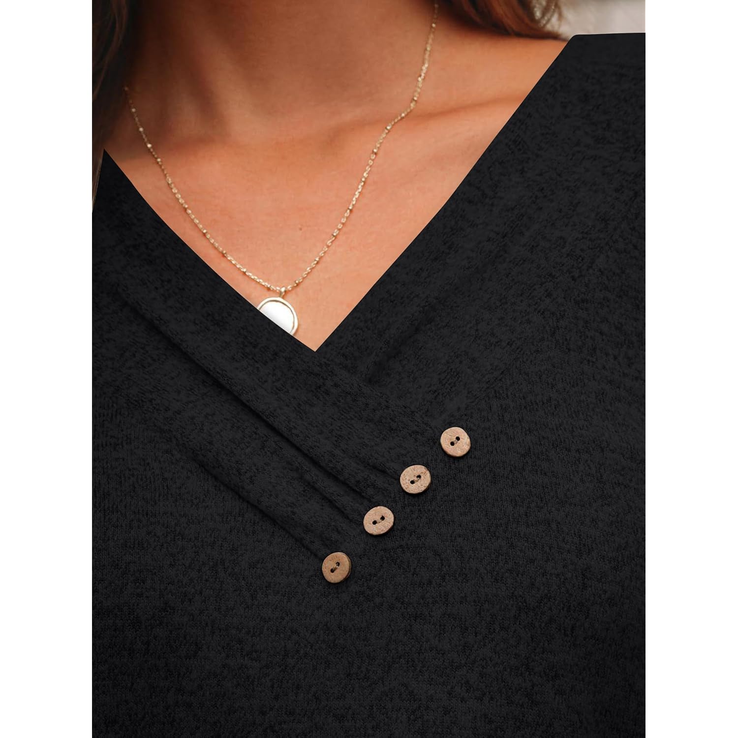 Womens Short Sleeve Tunic Top Spring Summer V Neck Button Shirts 2026 Dressy Casual Business Blouses