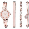 Anne Klein Women'S Bangle Watch And Premium Crystal Accented Bracelet Set