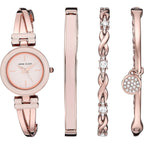 Anne Klein Women'S Bangle Watch And Premium Crystal Accented Bracelet Set