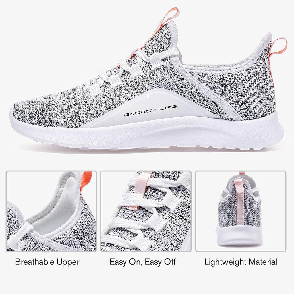 Aleader Women'S Energycloud Lightweight Slip On Walking Running Shoes