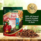 Better-Gro Orchid Bark - Premium Grade Orchid Potting Medium For Potting, Repotting, Root Development, And Water Retention, Ideal For Phalaenopsis, Epiphytic Orchids, And Tropical Plants - 4 Quarts