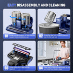 Cfbf Mattress Bed Vacuum Cleaner With 16Kpa Suction & 253.7Nm Uv-C Light