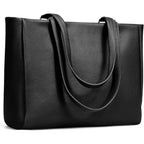 Befen Genuine Leather Work Laptop Tote Bag For Women Ladies Totes Shoulder Purses Satchel Handbag With 15" Compartment