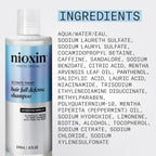 Nioxin Hair Fall Defense Shampoo | Activates Hair Follicles For Visibly Less Hair Loss| With Lauric Acid, Caffeine, Niacinamide And Sandalore