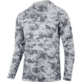 Fisheal Upf 50+ Mens Fishing Shirts With Hood，Long Sleeve Sun Protection Hunting Shirt, Lightweight Camo Shirt For Hiking