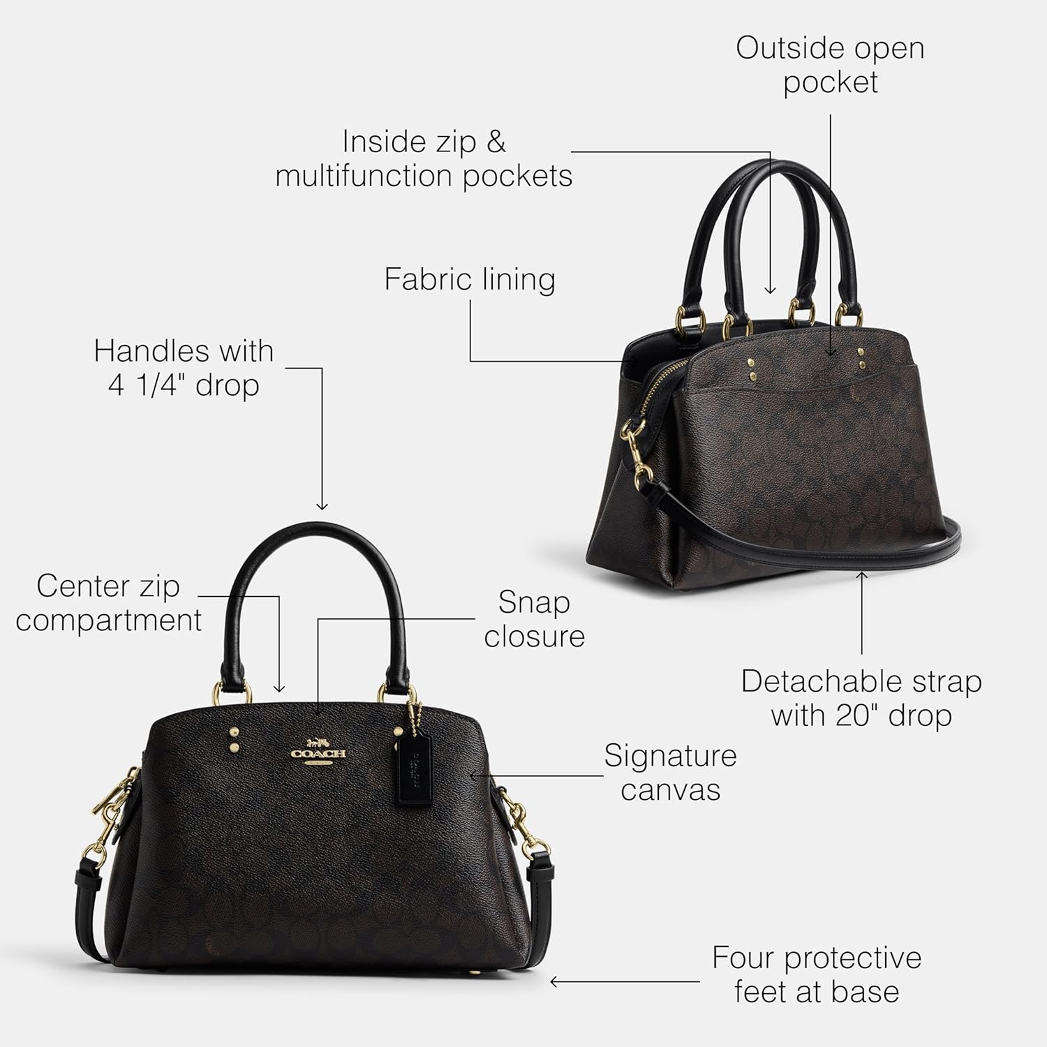 Coach Unisex Mini Lillie Carryall