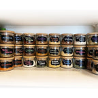 Oui Yogurt Jar Lids - 8 Pack Oui Lids-Natural Bamboo Wood with Silicone Sealing Rings and Oui Yogurt Bottle Label, For 5 Oz Oui Yogurt Jars