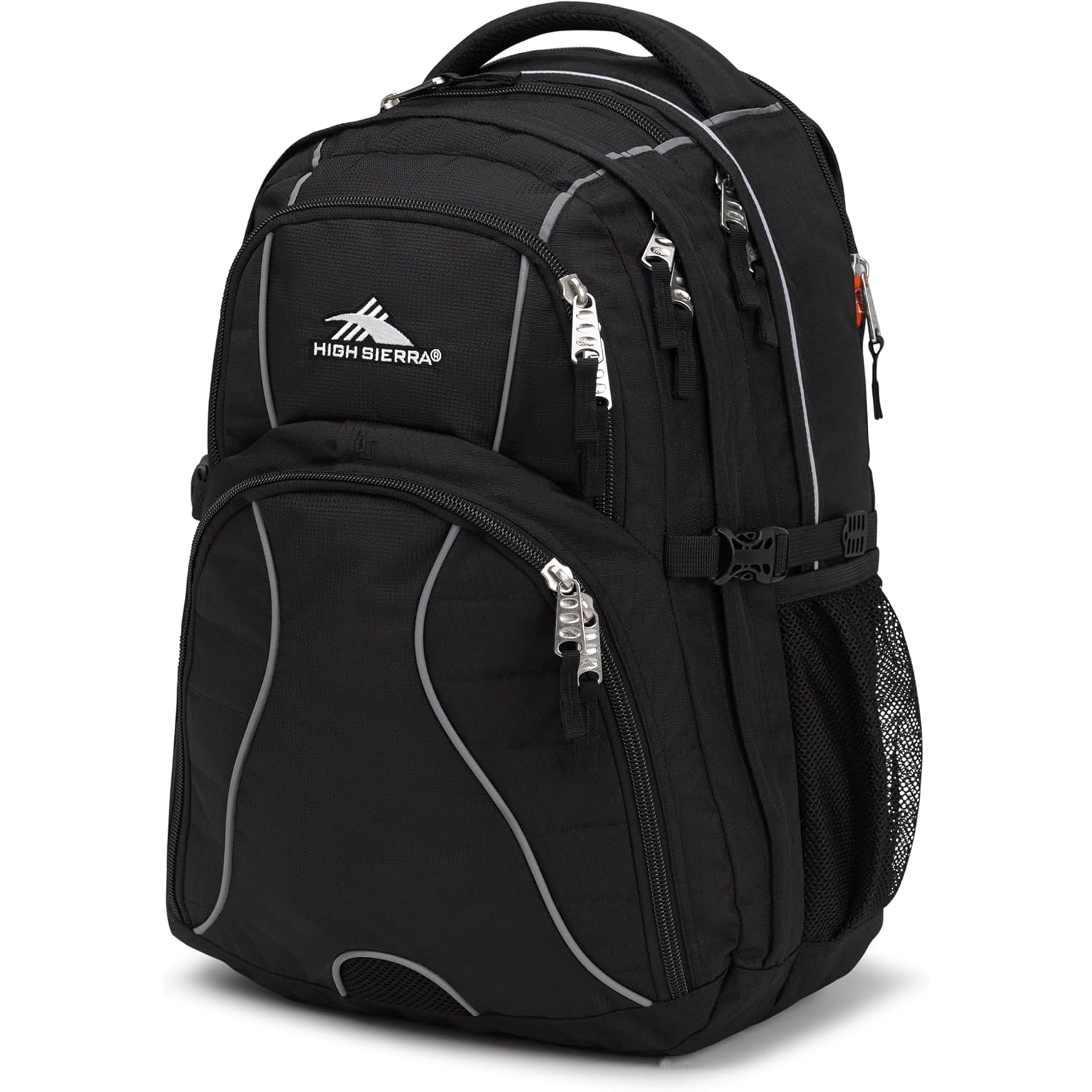 High Sierra Swerve Laptop Backpack, Black, One Size
