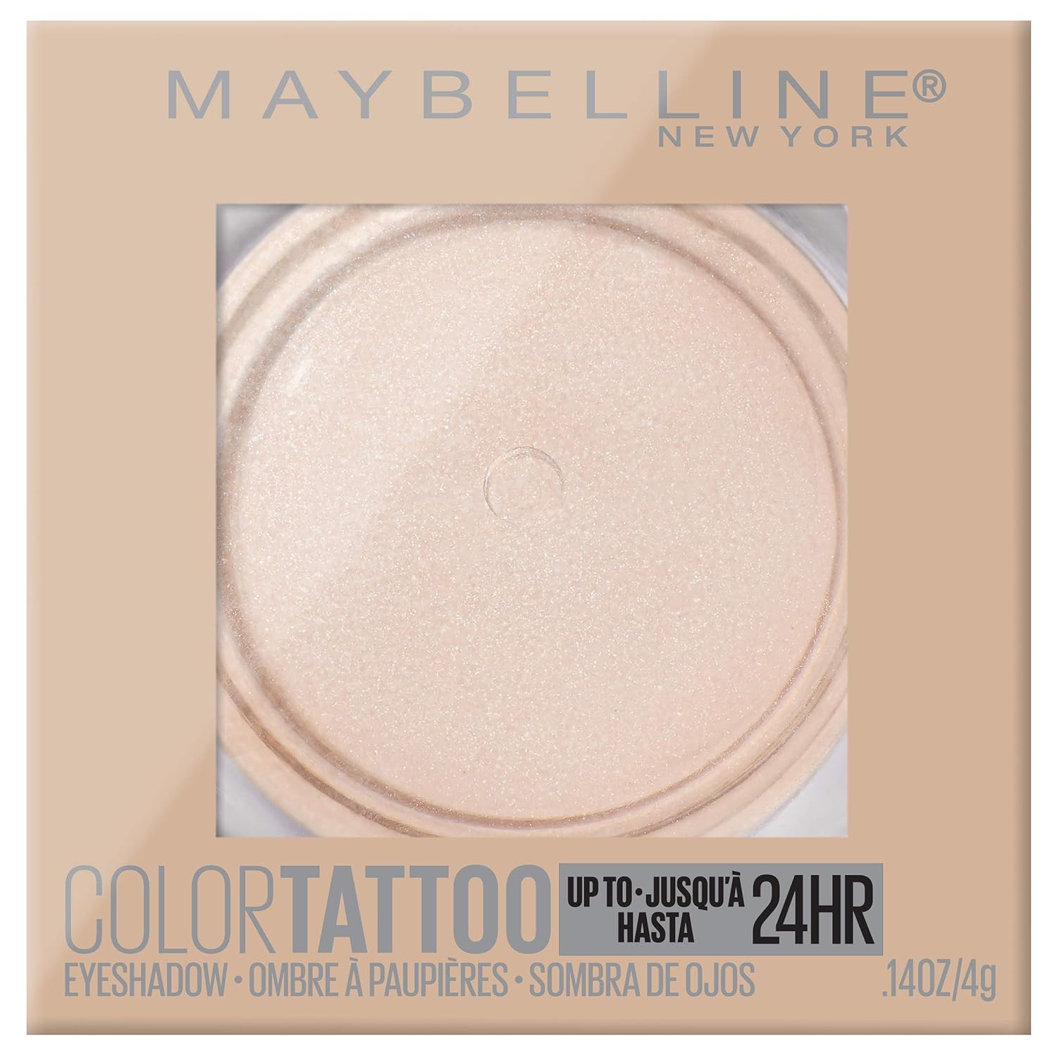 Maybelline New York Color Tattoo 24 Hour Longwear Cream Eyeshadow Makeup, Front Runner, 1 Count