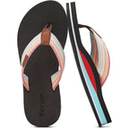 Women'S Orthotic Flip Flops,Casual Comfortable Yoga Mat Thong Sandal With Arch Support