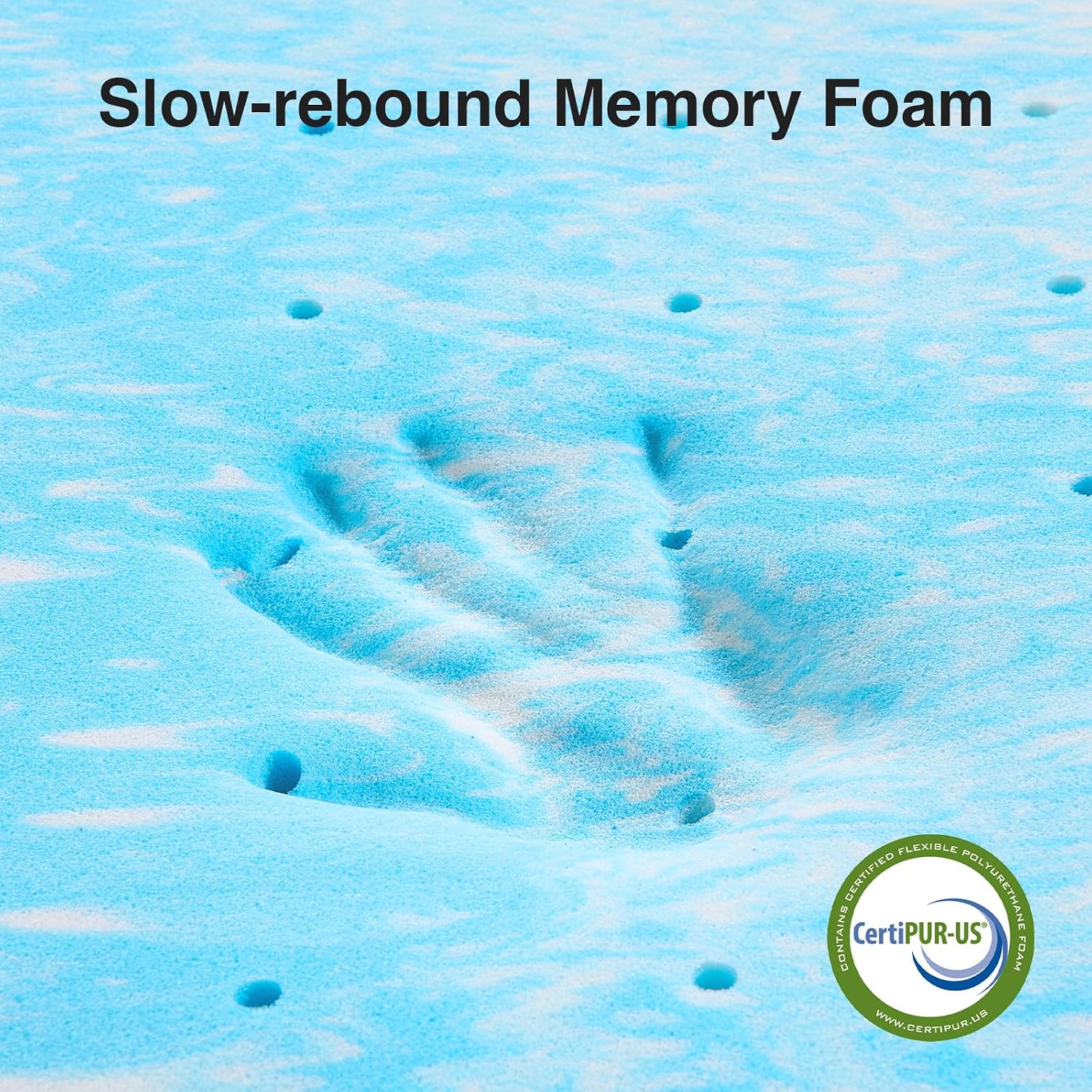 Novilla Memory Foam Mattress Topper Full - 2 Inch Cooling Gel Infused Memory Foam | Slow-Rebound Pressure Relief | Certipur Certified | Comfort For Sleeper Sofa, Rv, Camper, Dorm Room