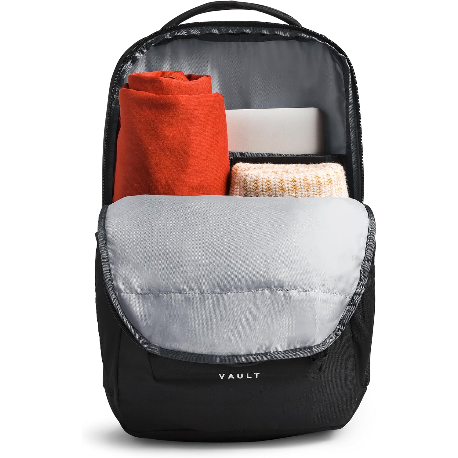 The North Face Vault Everyday Laptop Backpack - Commuter Travel Bag, Water-Repellent Finish, Spacious Compartment, Tnf Black-Npf, One Size