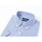Wrinkle Free Dress Shirts For Men Regular Fit Short Sleeve Button Down Shirts Business Casual Shirts